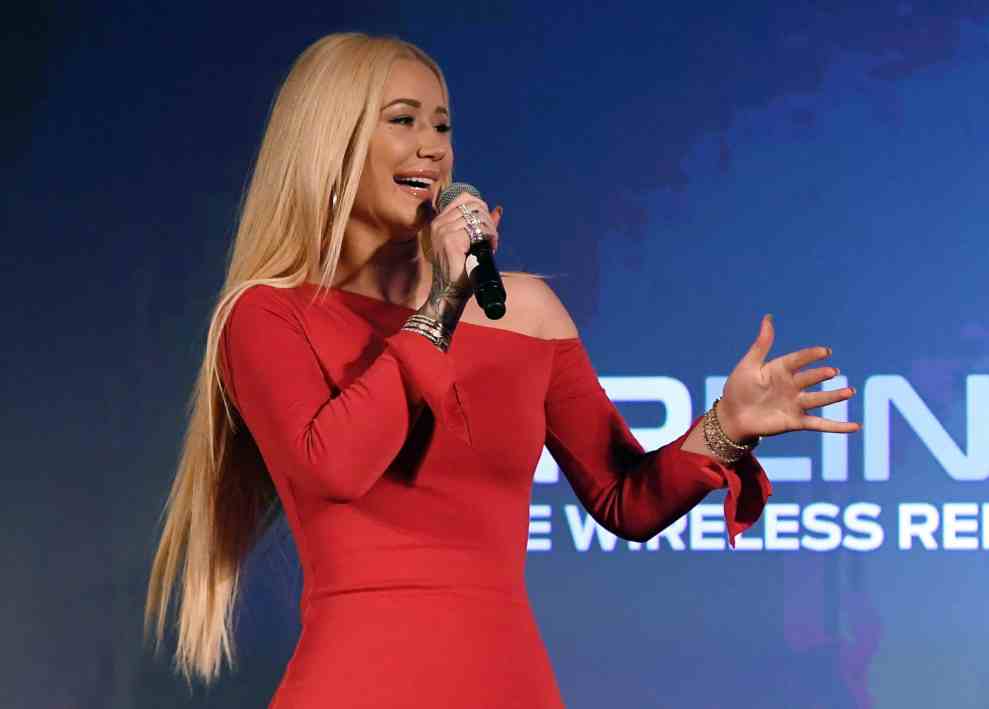 Rapper Iggy Azalea speaks during a Monster Inc. press event for CES 2018 at the Mandalay Bay Convention Center on January 8, 2018 in Las Vegas, Nevada. CES, the world's largest annual consumer technology trade show, runs from January 9-12 and features about 3,900 exhibitors showing off their latest products and services to more than 170,000 attendees.