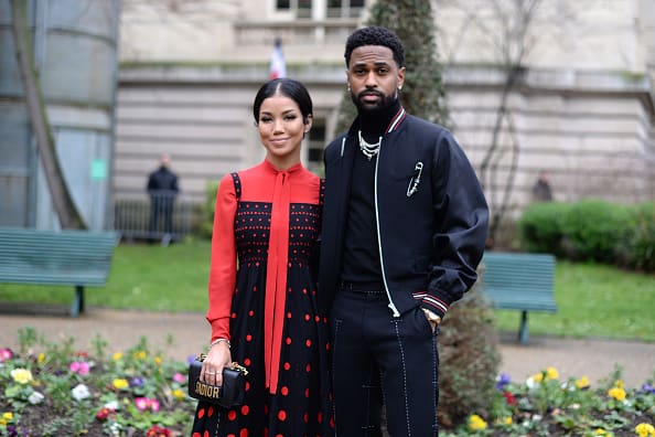Jhene Aiko and Big Sean attend the Dior Homme Menswear Fall/Winter 2018-2019 show as part of Paris Fashion Week on January 20