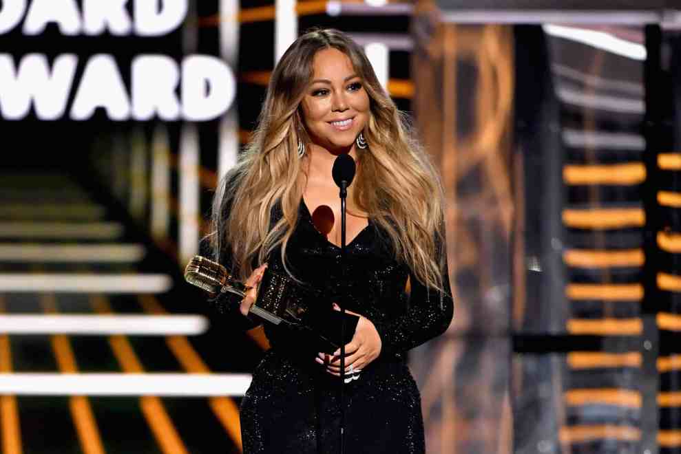 LAS VEGAS, NV - MAY 01: Mariah Carey accepts the Icon Award onstage during the 2019 Billboard Music Awards at MGM Grand Garden Arena on May 1, 2019 in Las Vegas, Nevada.