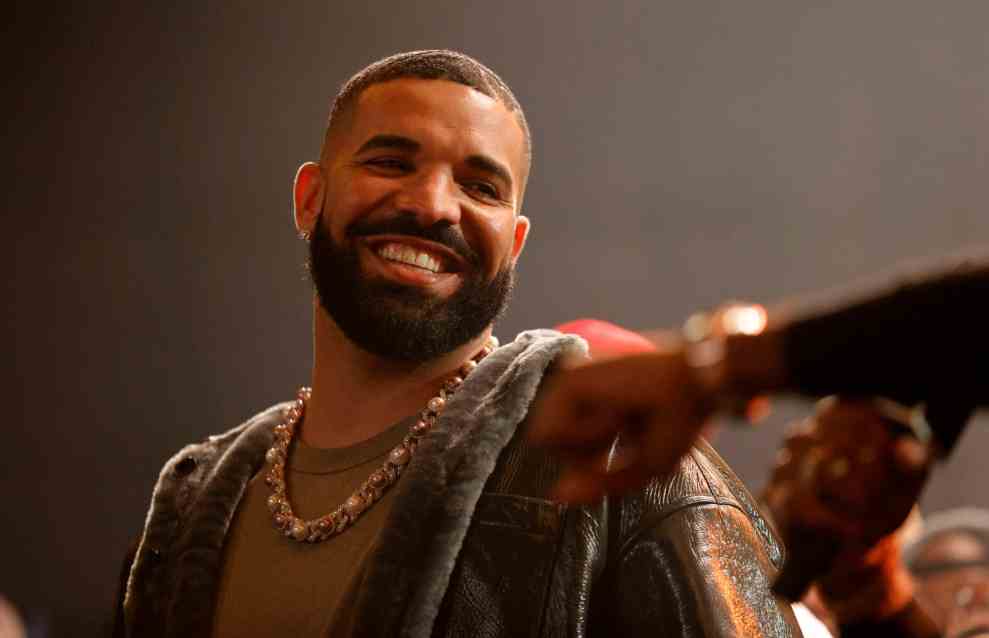 Drake speaks onstage during Drake's Till Death Do Us Part rap battle on October 30, 2021 in Long Beach, California.