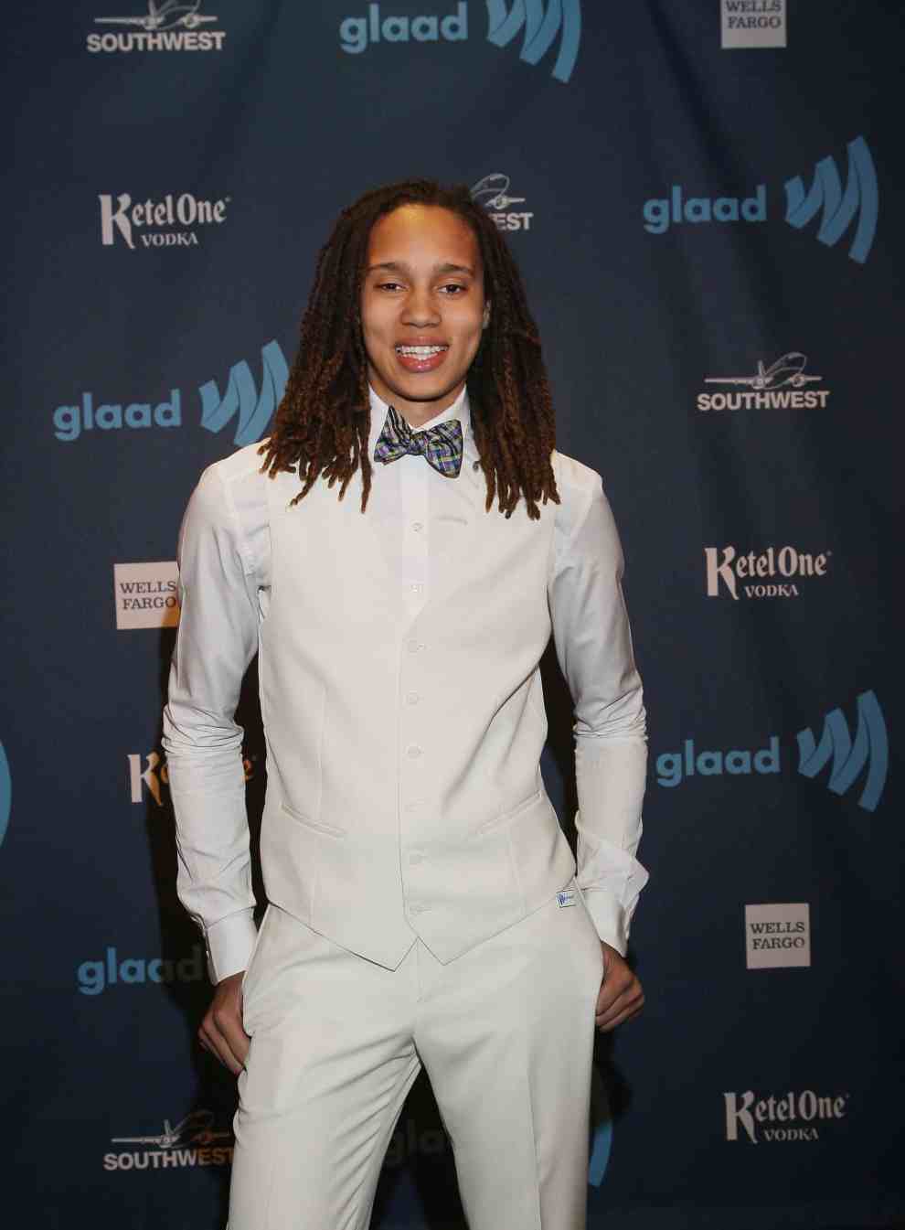 SAN FRANCISCO, CA - MAY 11: Basketball player Brittney Griner attends the 24th Annual GLAAD Media Awards at the Hilton San Francisco - Union Square on May 11, 2013 in San Francisco, California.