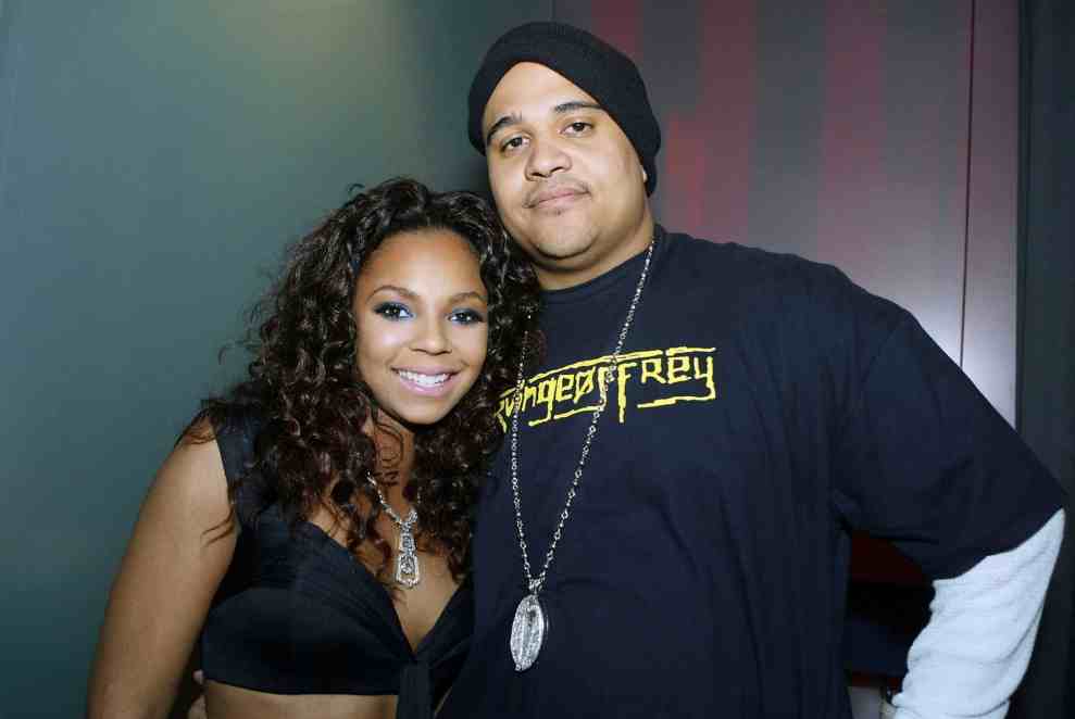LOS ANGELES - MARCH 3: The Inc Records artist Ashanti (left) with director and The Inc Records CEO Irv Gotti, shoots her new video for "Don't Let Them" on March 3, 2005 in Los Angeles, California.