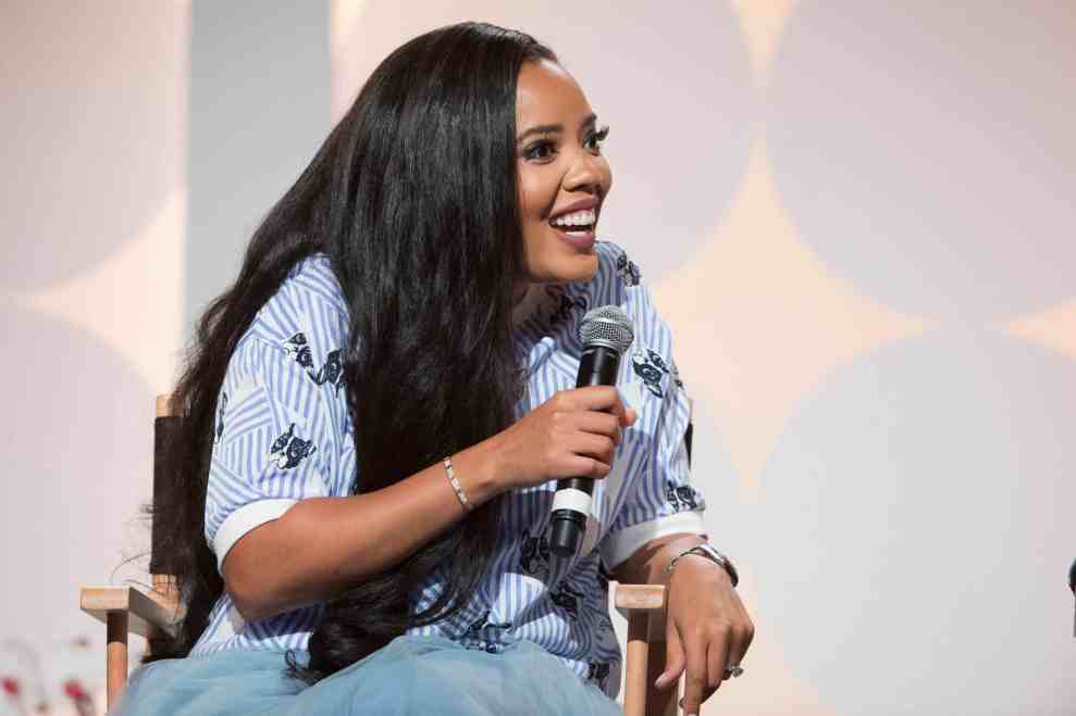 DALLAS, TX - JULY 01: Angela Simmons speaks at the Hollywood's Millennials: International Faith & Family Film Festival Rising Stars panel during MegaFest at Omni Hotel on July 1, 2017 in Dallas, Texas.