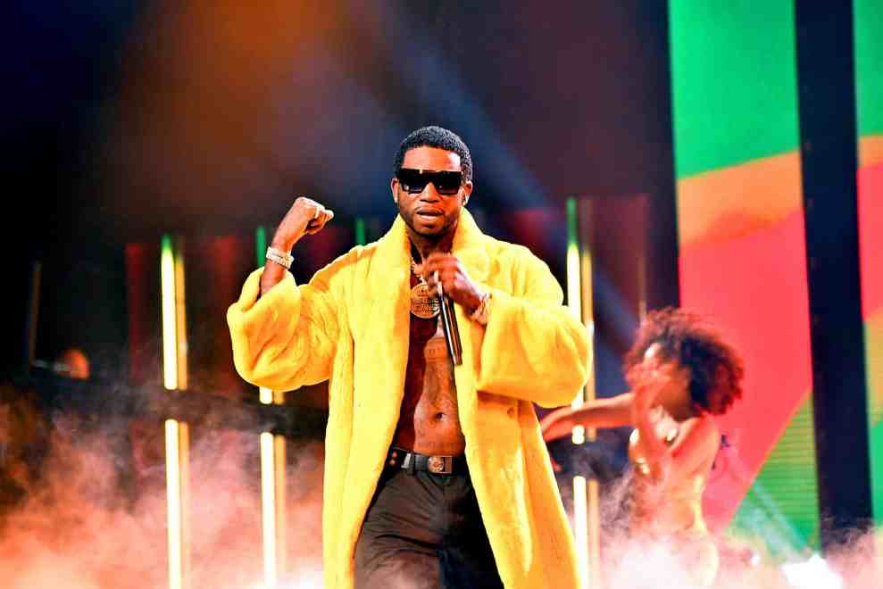 MIAMI BEACH, FL - OCTOBER 06: Gucci Mane performs onstage during the BET Hip Hop Awards 2018 at Fillmore Miami Beach on October 6, 2018 in Miami Beach, Florida