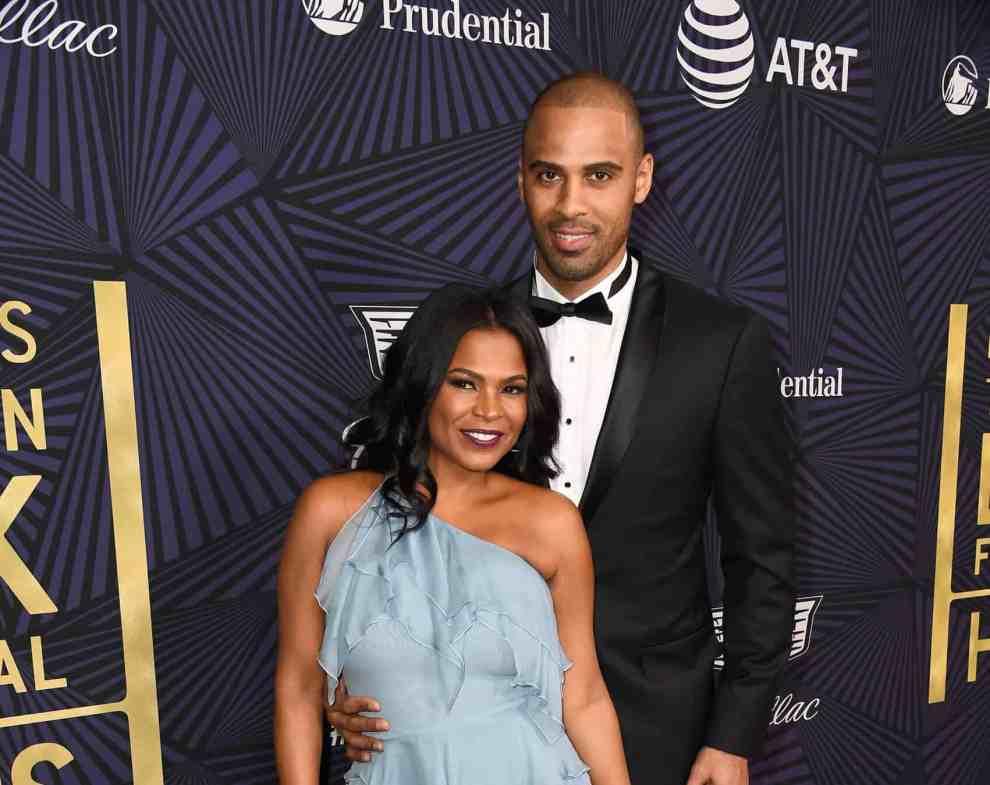 BEVERLY HILLS, CA - FEBRUARY 17: Actor Nia Long (L) and Ime Udoka attend BET Presents the American Black Film Festival Honors on February 17, 2017 in Beverly Hills, California.