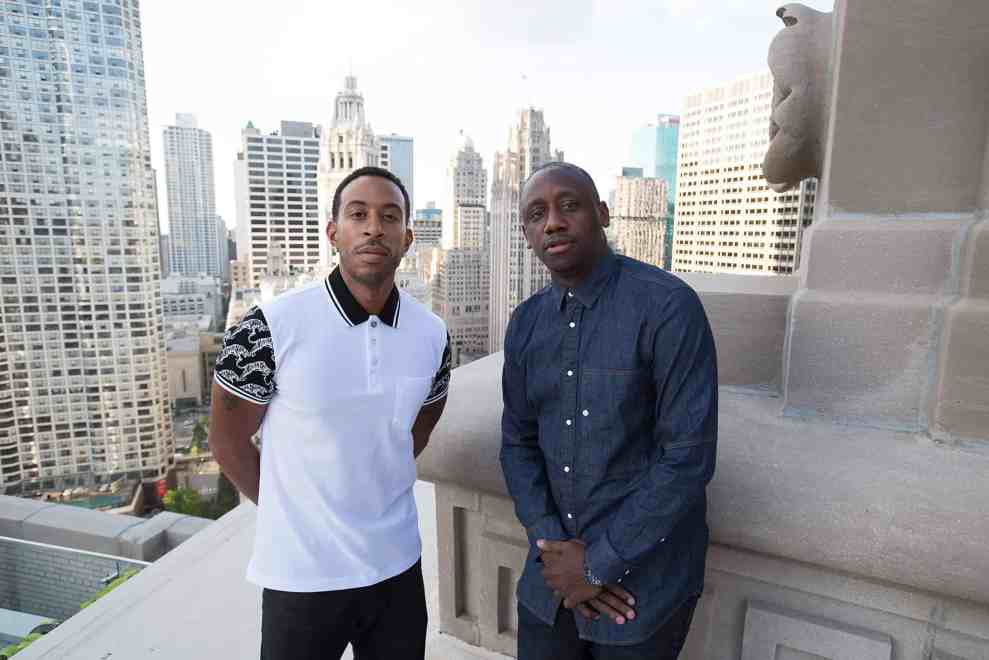 Ludacris and Chaka Zulu attend Michigan Avenue Magazine Celebrates Its Summer Issue with Ludacris at LondonHouse on July 13, 2017 in Chicago, Illinois. (