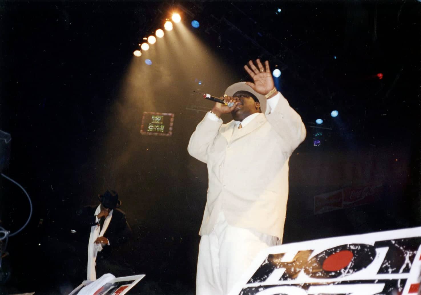 The Notorious B.I.G. performs at HOT 97 Summer Jam 1995. Photo Owned By HOT 97.
