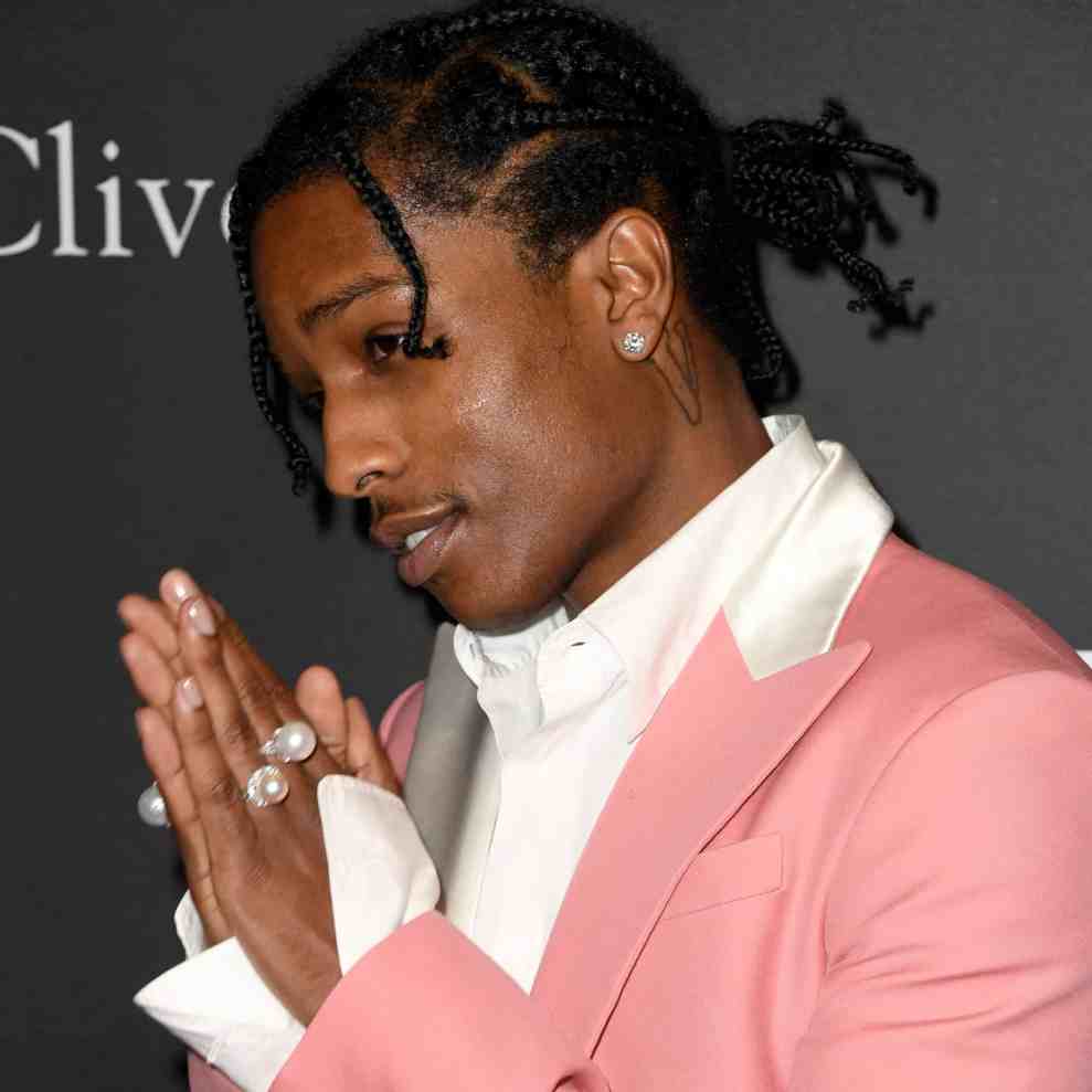 A$AP Rocky attends the Pre-GRAMMY Gala and GRAMMY Salute to Industry Icons Honoring Clarence Avant at The Beverly Hilton Hotel on February 9, 2019 in Beverly Hills