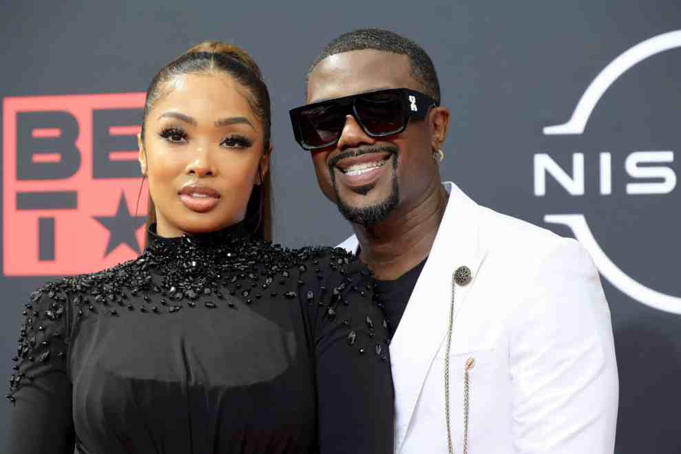LOS ANGELES, CALIFORNIA - JUNE 26: (L-R) Princess Love and Ray J attend the 2022 BET Awards at Microsoft Theater on June 26, 2022 in Los Angeles, California.