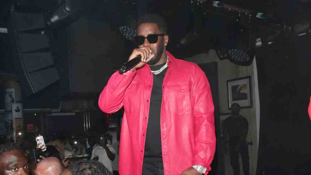 LONDON, ENGLAND - JULY 09: Sean Diddy Combs performing at Under the Bridge, the West London live music venue on July 09, 2022 in London, England.