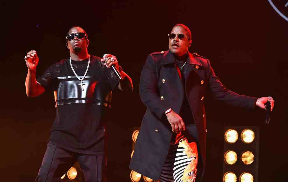 NEW YORK, NY - APRIL 27: Mase and Sean Combs perform at the "Can't Stop, Won't Stop: The Bad Boy Story" Premiere at the Beacon Theatre on April 27, 2017 in New York City.