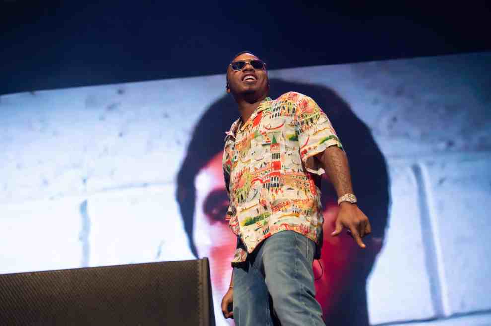 NEW YORK, NEW YORK - JUNE 02: Nas performs at the 2019 Governors Ball Festival at Randall's Island on June 02, 2019 in New York City