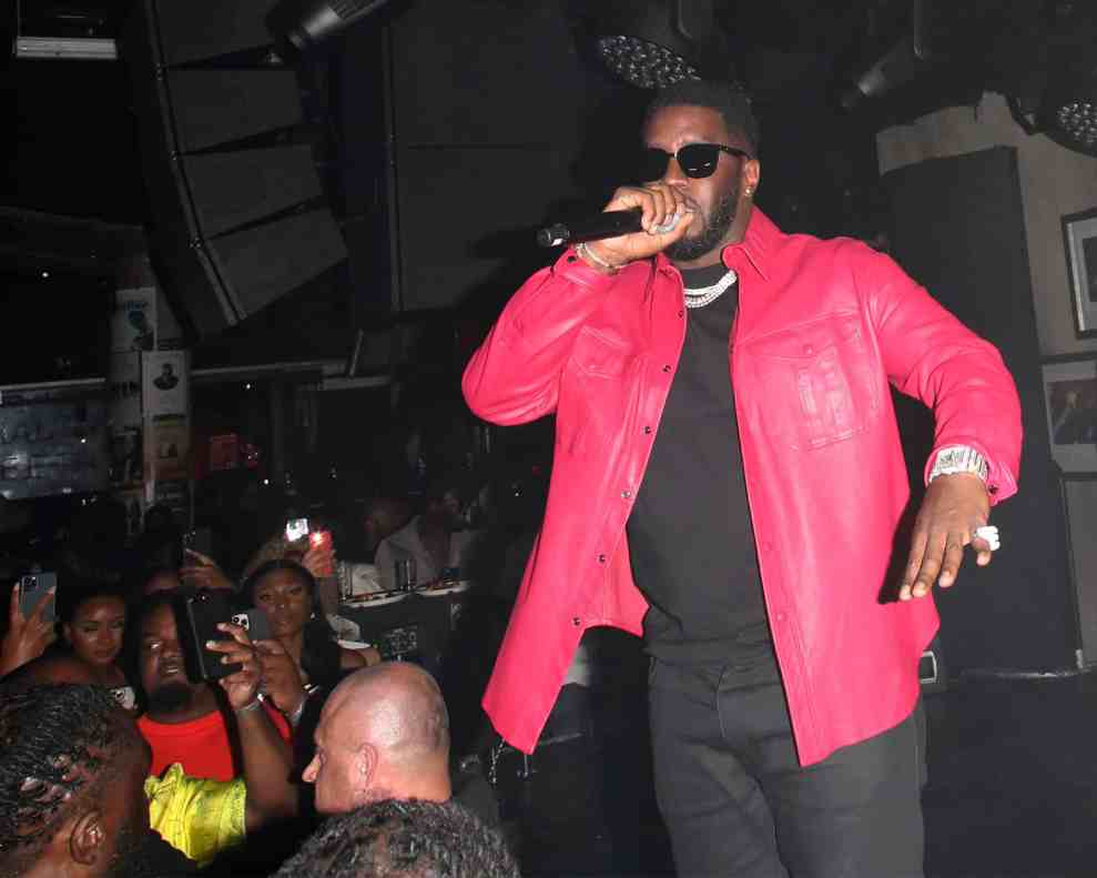 Sean Diddy Combs performing at Under the Bridge, the West London live music venue on July 09, 2022 in London, England.