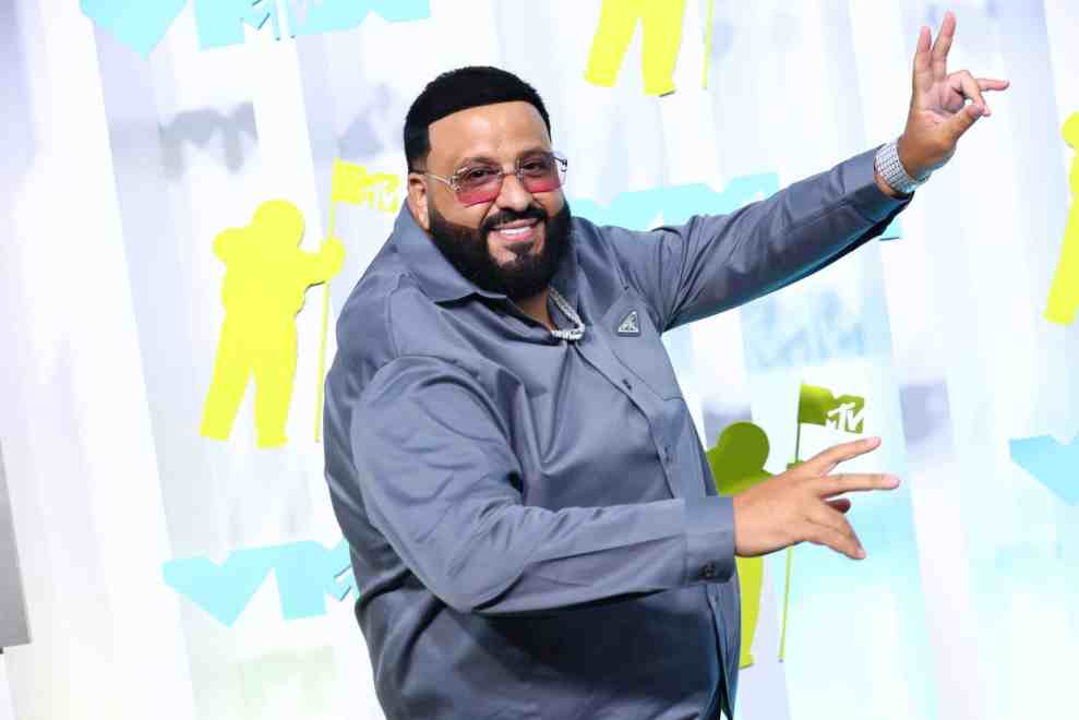 NEWARK, NEW JERSEY - AUGUST 28: DJ Khaled attends the 2022 MTV VMAs at Prudential Center on August 28, 2022 in Newark, New Jersey.