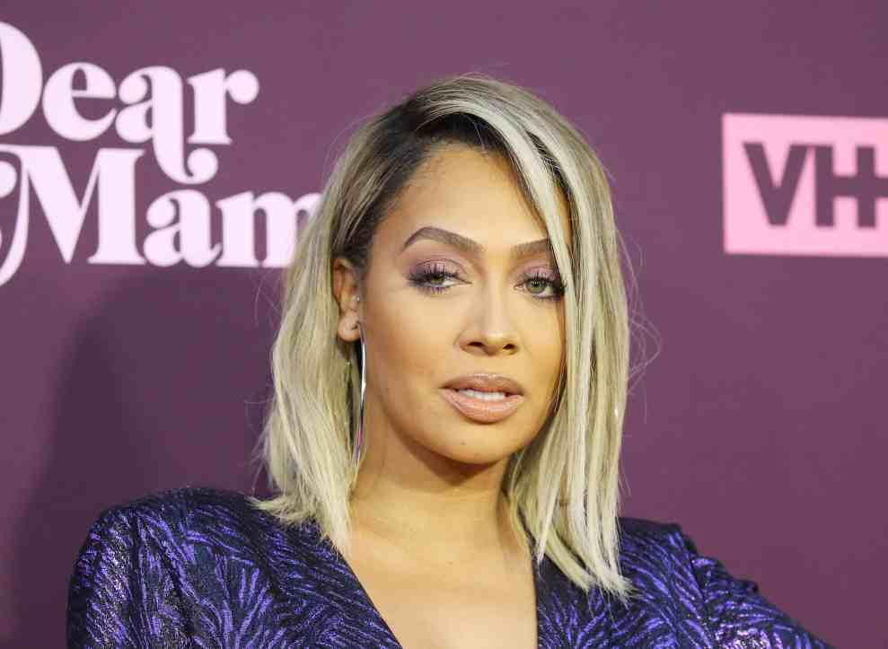LOS ANGELES, CA - MAY 03: La La Anthony arrives to VH1's 3rd Annual "Dear Mama: A Love Letter To Moms" held at The Theatre at Ace Hotel on May 3, 2018 in Los Angeles, California.