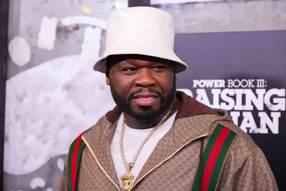 50 Cent attends the "Power Book III: Raising Kanan" New York Premiere at Hammerstein Ballroom on July 15, 2021 in New York City.