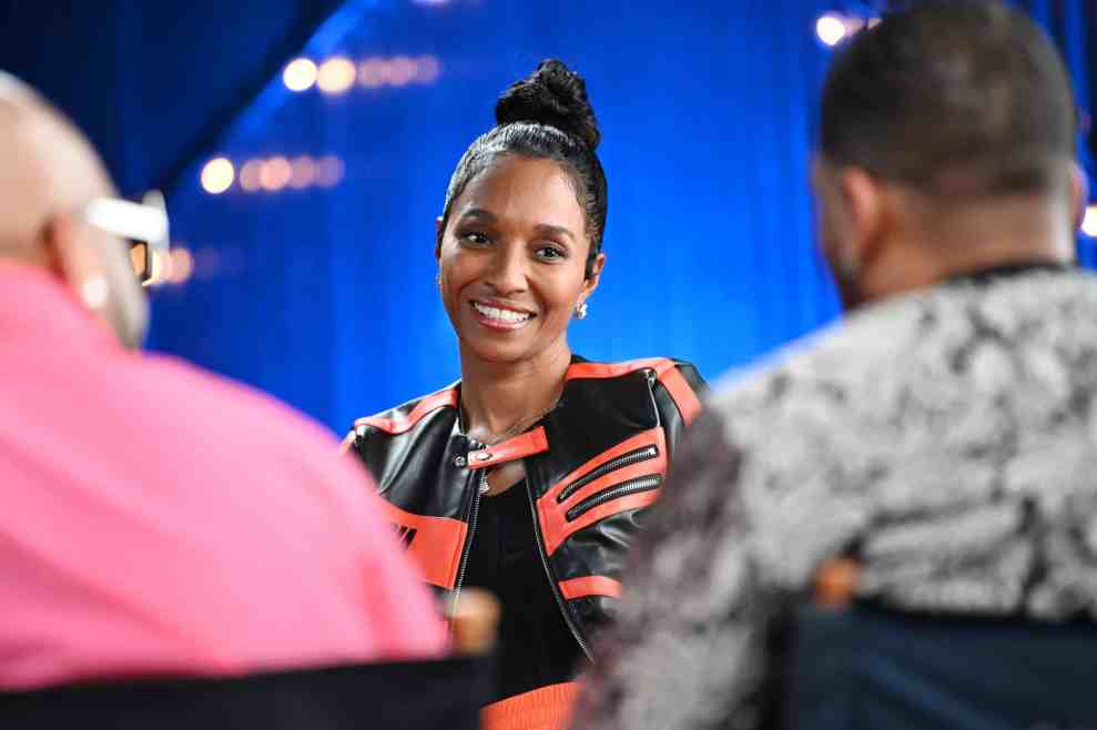 LOS ANGELES, CALIFORNIA - MAY 14: Behind the scenes of Chilli from TLC to promote their summer tour on May 14, 2019 in Los Angeles, California.