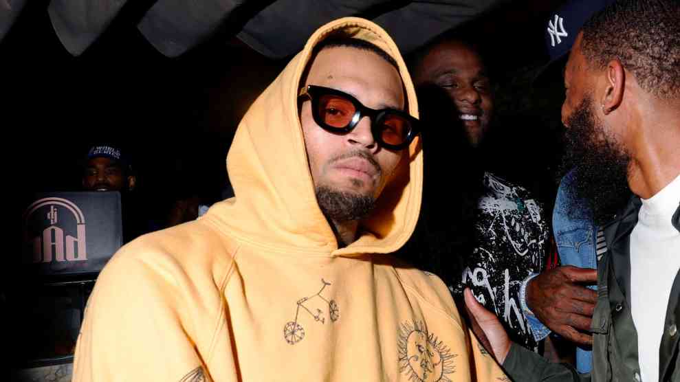 LOS ANGELES, CALIFORNIA - JULY 13: Chris Brown attends a Maxim Hot 100 Event celebrating Teyana Taylor, hosted by MADE special, at The Highlight Room on July 13, 2021 in Los Angeles, California.