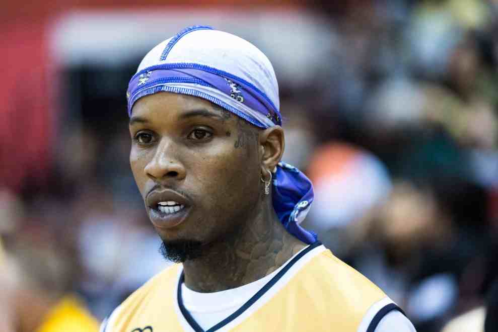 Tory Lanez attends the 2022 Parlor Games Celebrity Basketball Classic at the Cox Pavilion on April 30, 2022 in Las Vegas, Nevada.