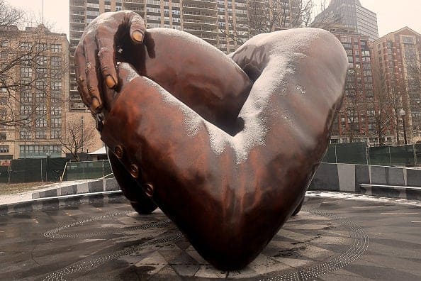 MLK Jr The Embrace Sculpture