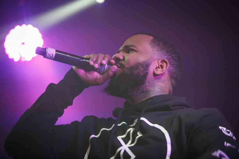 The Game at a concert on stage