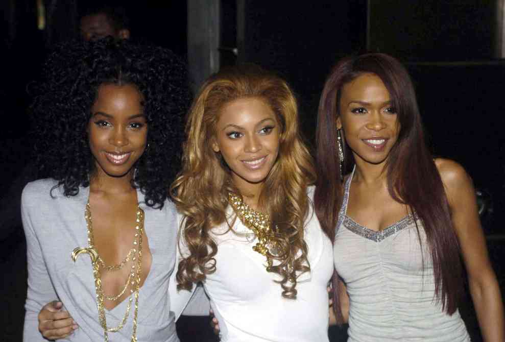 Kelly Rowland, Beyonce Knowles and Michelle Williams of Destiny's Child