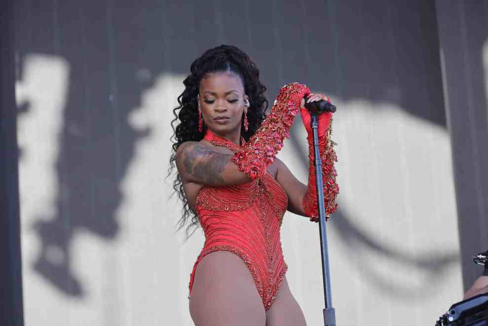 INDIO, CALIFORNIA - APRIL 15: Ari Lennox performs onstage at the Coachella Stage during the 2022 Coachella Valley Music And Arts Festival on April 15, 2022 in Indio, California.