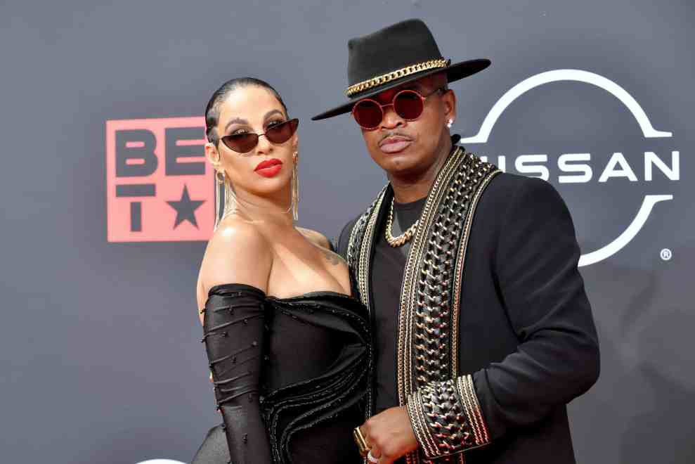 LOS ANGELES, CALIFORNIA - JUNE 26: (L-R) Crystal Smith and Ne-Yo attend the 2022 BET Awards at Microsoft Theater on June 26, 2022 in Los Angeles, California.