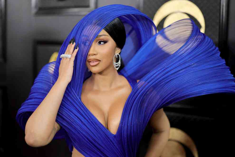 LOS ANGELES, CALIFORNIA - FEBRUARY 05: Cardi B attends the 65th GRAMMY Awards on February 05, 2023 in Los Angeles, California.