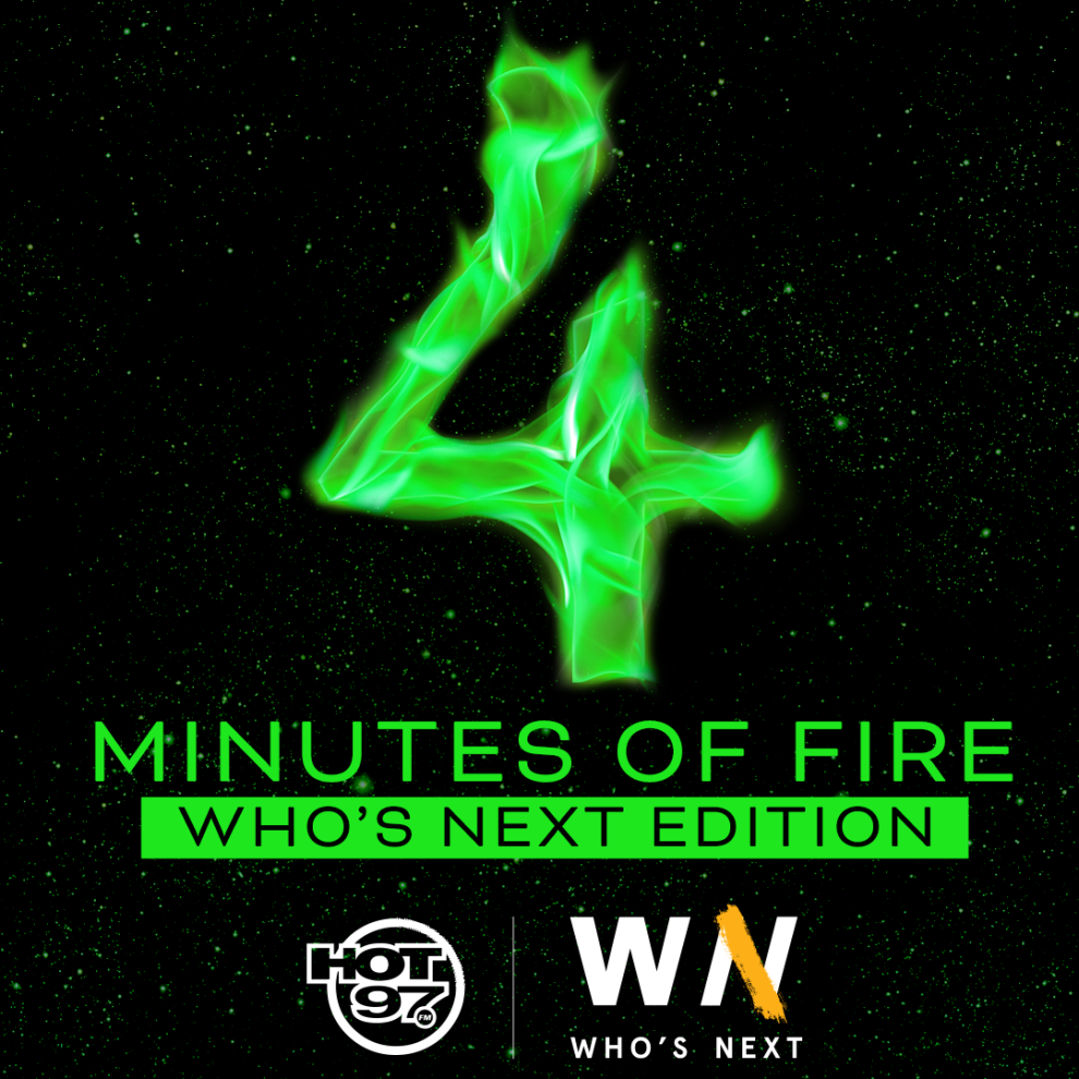 4 minutes of fire Who's Next graphic