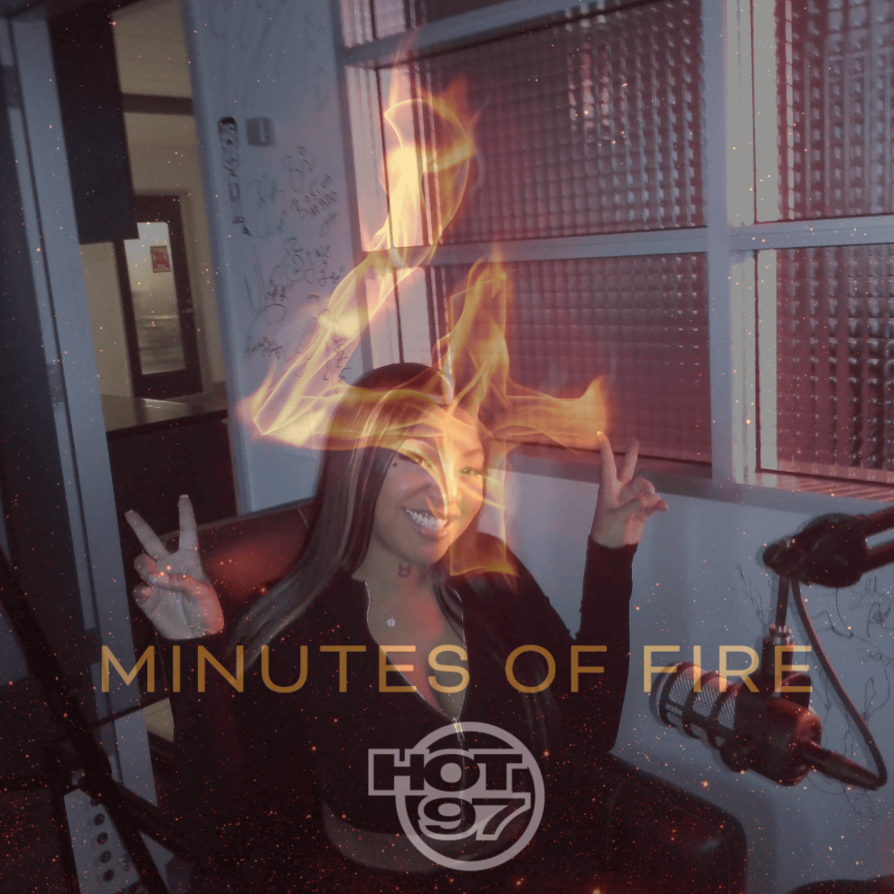 Billy B over the 4 Minutes of Fire logo