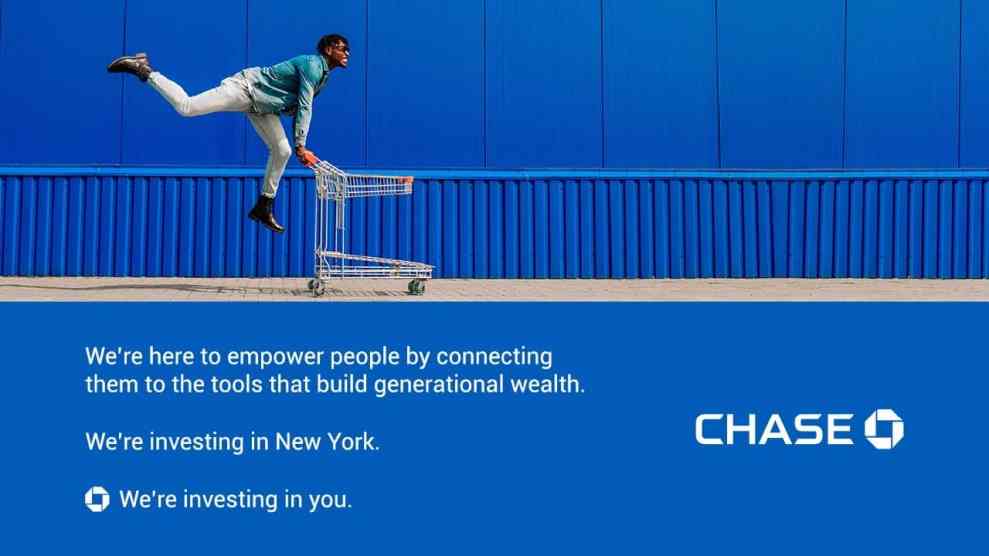 JPMorgan Chase Advertising Graphic