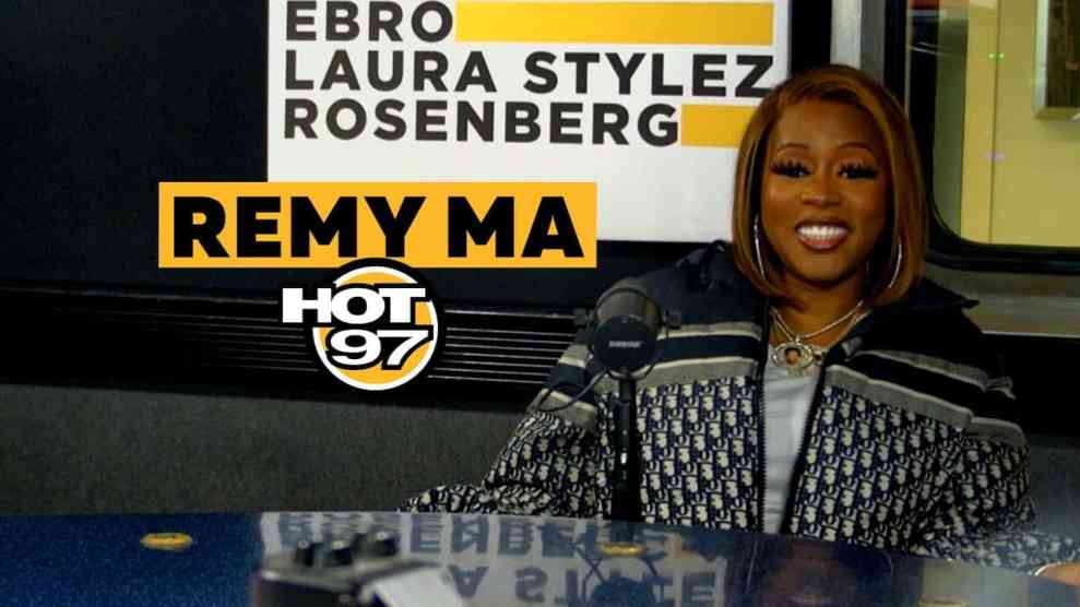 Remy Ma On Ebro in the Morning