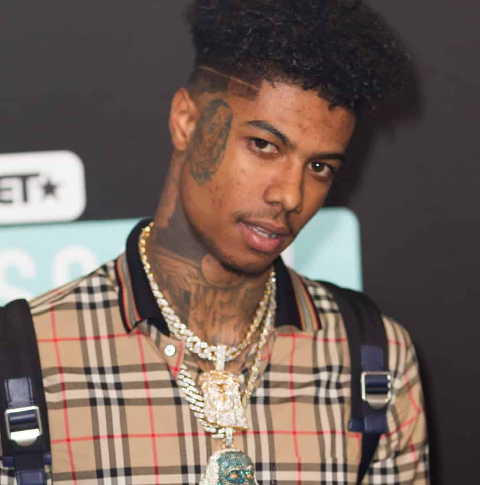 Rapper,Blueface,-,Attends,The,2019,Bet,Social,Awards,At