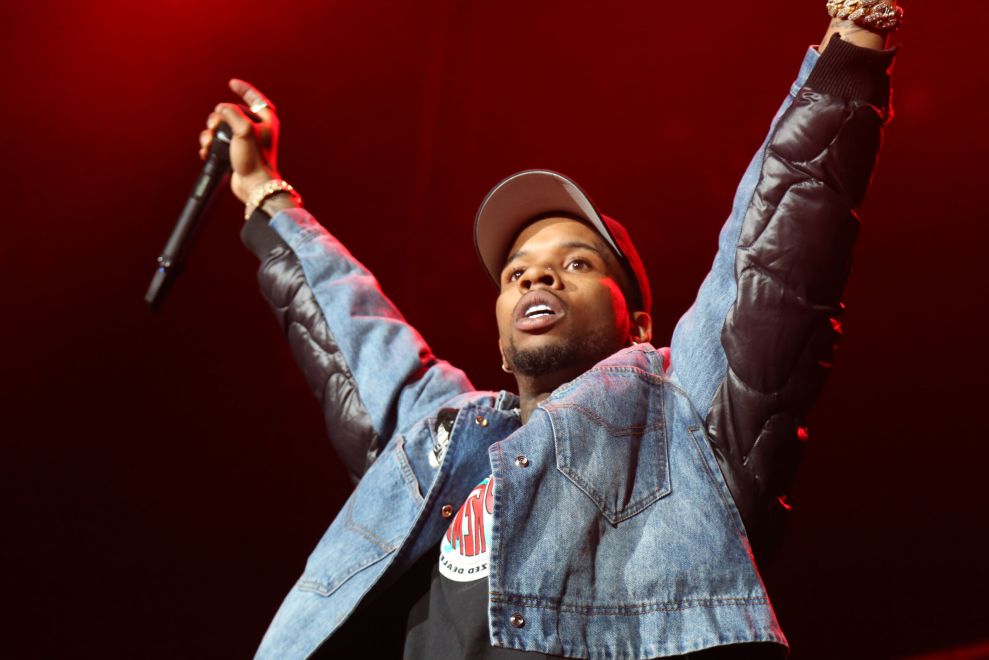 Tory Lanez performs on stage at Prudential Center on September 13, 2019 in Newark, New Jersey.