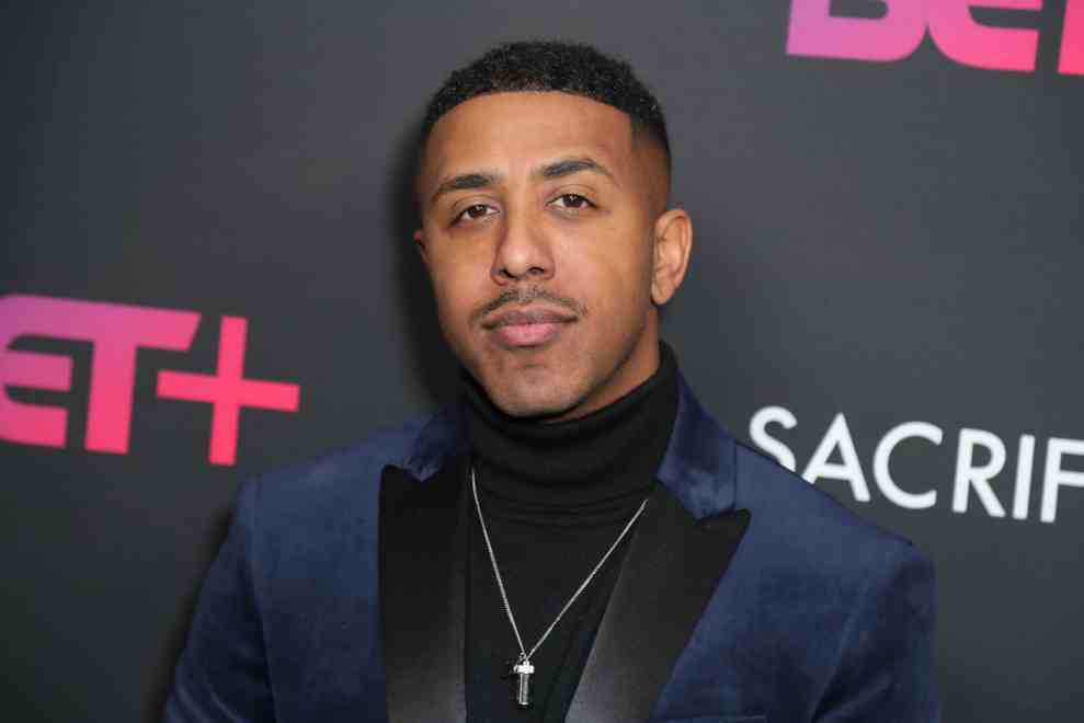 LOS ANGELES, CALIFORNIA - DECEMBER 11: Marques Houston attends BET+ and Footage Film's "Sacrifice" premiere event at Landmark Theatre on December 11, 2019 in Los Angeles, California.