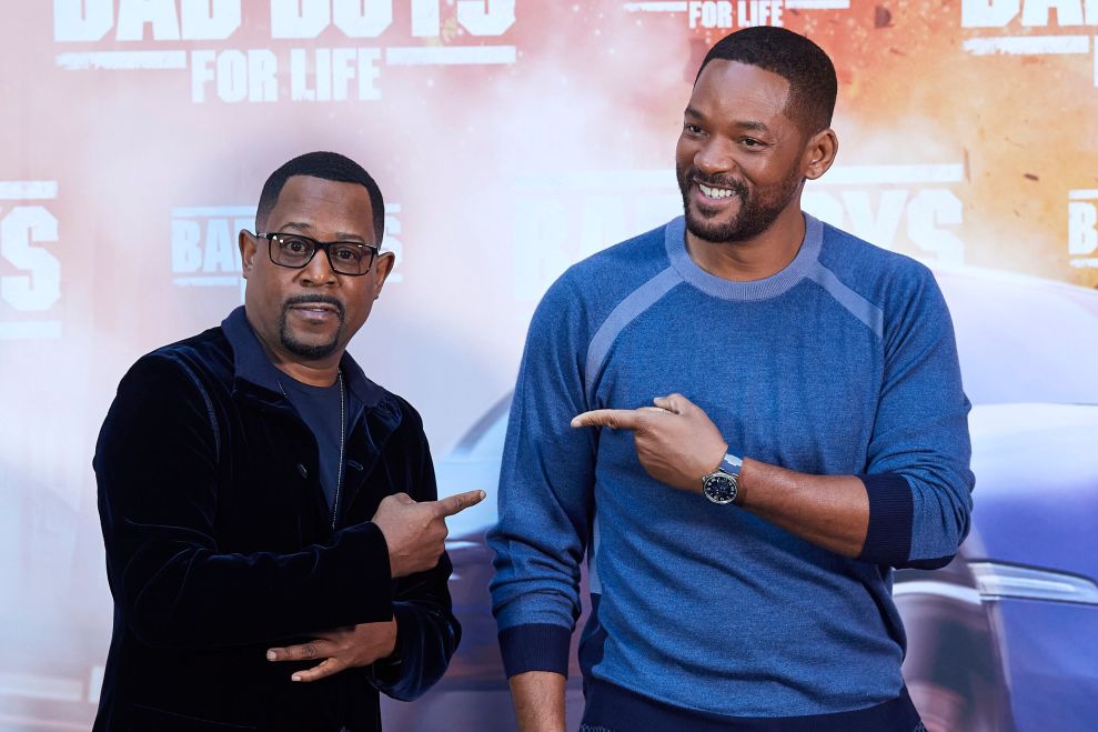 MADRID, SPAIN - JANUARY 08: Actors Will Smith (R) and Martin Lawrence (L) attend 'Bad Boys For Life' photocall at the Villamagna Hotel on January 08, 2020 in Madrid, Spain.