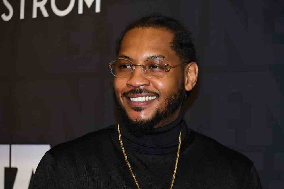 Carmelo Anthony attends the 36th Annual Footwear News Achievement Awards at Cipriani South Street on November 30, 2022 in New York City.