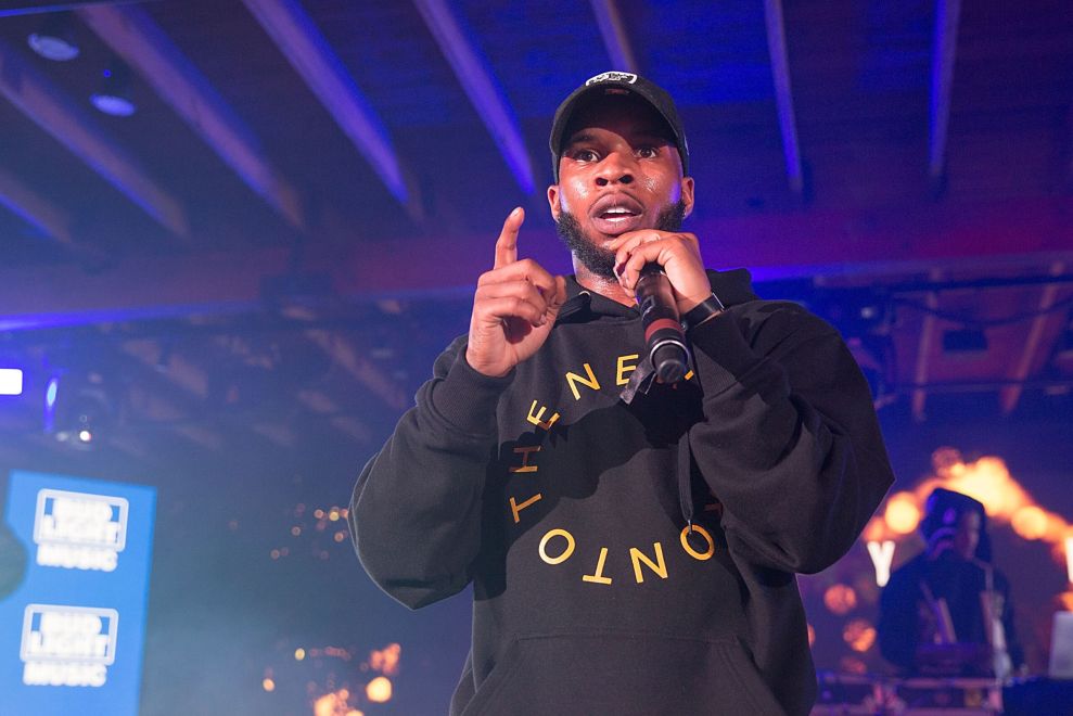AUSTIN, TX - MARCH 17: Tory Lanez takes the stage at the Bud Light Factory during the Interscope Showcase on March 17, 2016 in Austin, Texas. Bud Light Americas most popular and inclusive beer brand, and first time sponsor of South By Southwest® transformed Austins Brazos Hall into the Bud Light Factory, bringing exclusive performances to SXSW attendees from March 16-19.