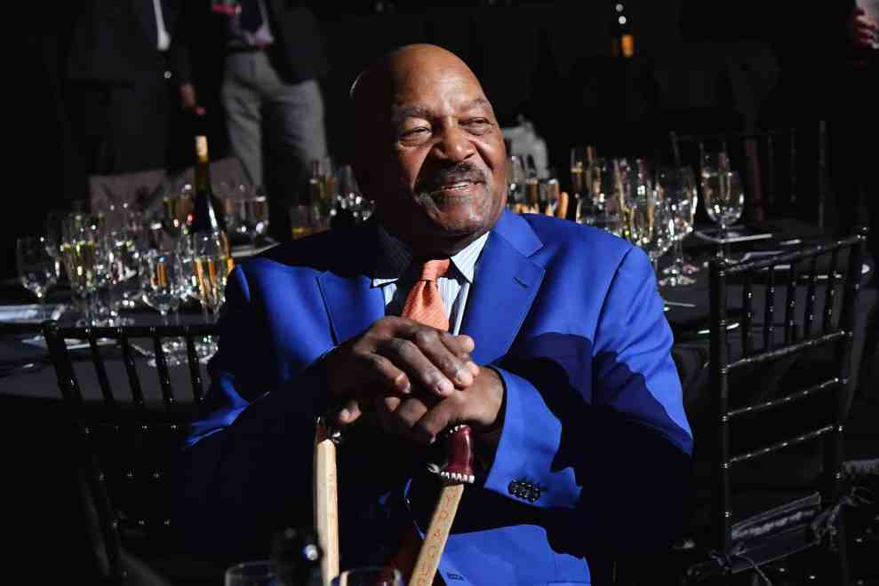 Former football player Jim Brown attends the Sports Illustrated Sportsperson of the Year Ceremony 2016 at Barclays Center of Brooklyn on December 12, 2016 in New York City.