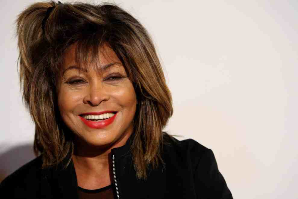 ZURICH, SWITZERLAND - MAY 14: Tina Turner smiles during the presentation of the music project 'Beyond - Three Voices For Peace' on May 14, 2009 in Zurich, Switzerland. The CD contains a spiritual message by Tina Turner.