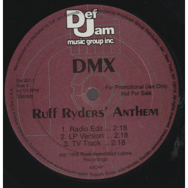 DMX Ruff Ryders Anthem