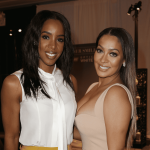 Singer Kelly Rowland (L) and Host Lala Anthony attend the 2016 ESSENCE Black Women In Hollywood awards luncheon at the Beverly Wilshire Four Seasons Hotel on February 25, 2016 in Beverly Hills, California.