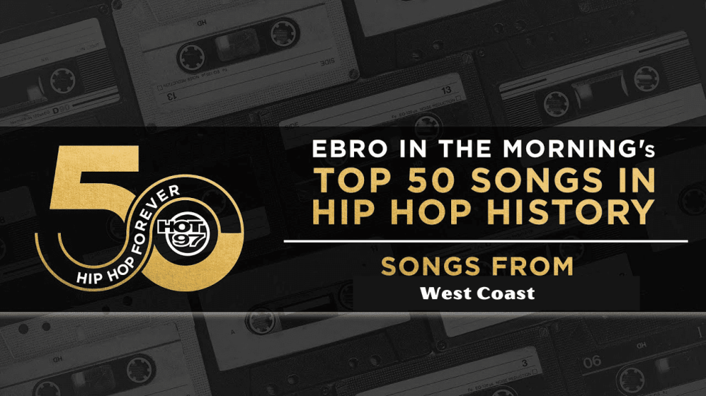 Ebro in the Morning top 50 west coast