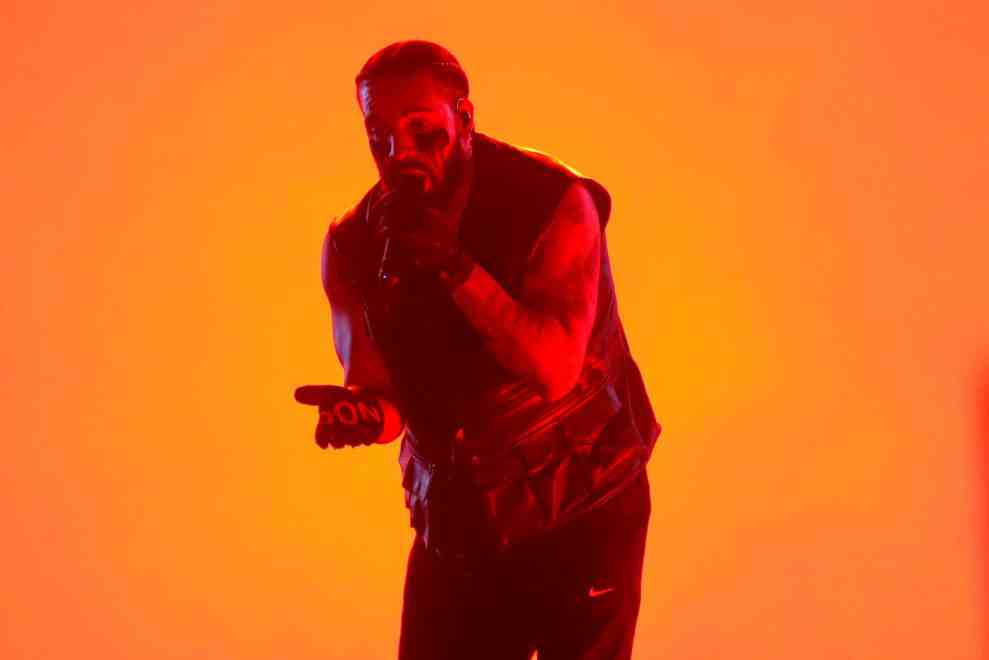 SANTIAGO, CHILE - MARCH 18: Drake performs during day two of Lollapalooza Chile 2023 on March 18, 2023 in Santiago, Chile.