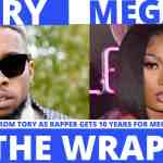 (L) Tory Lanez attends 2020 Roc Nation THE BRUNCH on January 25, 2020 in Los Angeles, California. (R) Megan Thee Stallion attends the premiere of STARZ Season 2 of "P-Valley" at Avalon Hollywood