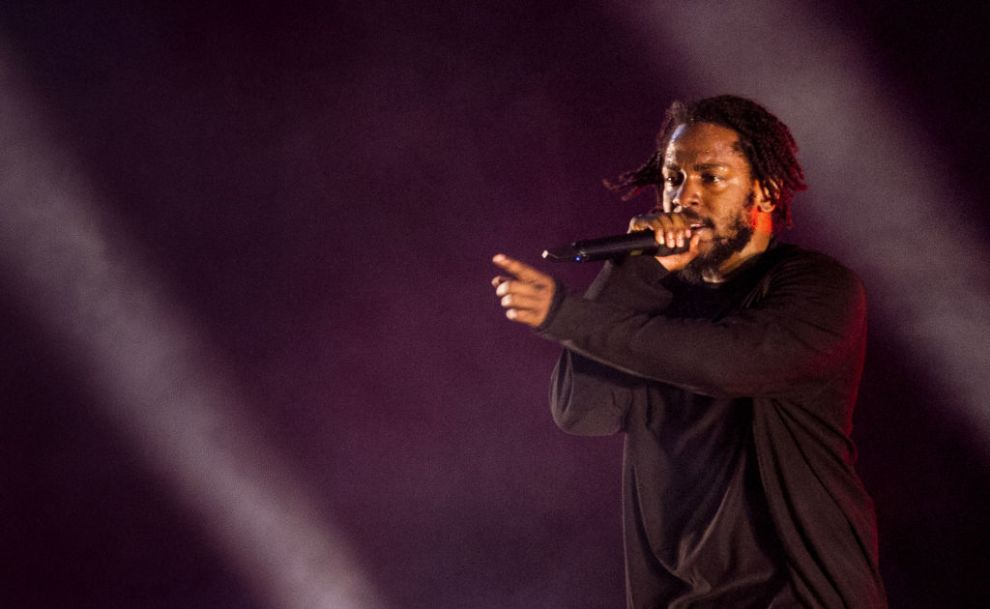 Kendrick Lamar performs during the third day of Lollapalooza Buenos Aires 2019 at Hipodromo de San Isidro on March 31, 2019 in Buenos Aires, Argentina.