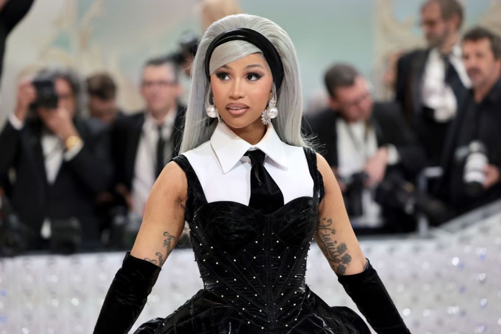 Cardi B attends The 2023 Met Gala Celebrating "Karl Lagerfeld: A Line Of Beauty" at The Metropolitan Museum of Art on May 01, 2023 in New York City.