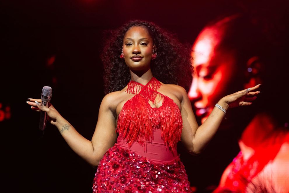 Singer Tems performs onstage during Weekend 2 - Day 3 of the Coachella Valley Music & Arts Festival at Empire Polo Club on April 21, 2024 in Indio, California.