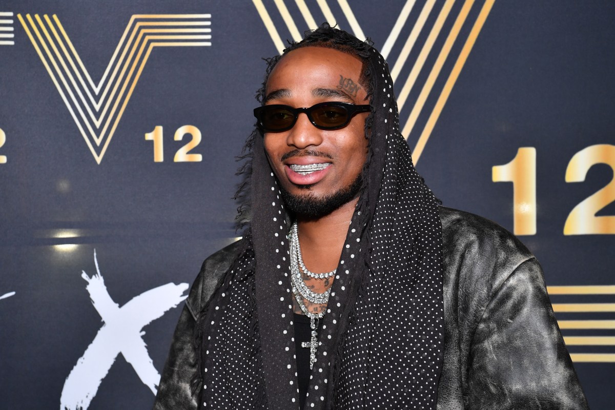 Quavo attend V12 Restaurant & Sports Bar Grand Opening Celebration at V12 Restaurant & Sports Bar on May 2, 2024 in Atlanta